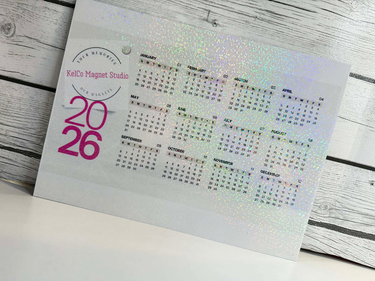 8x10 Magnetic Yearly Calendar