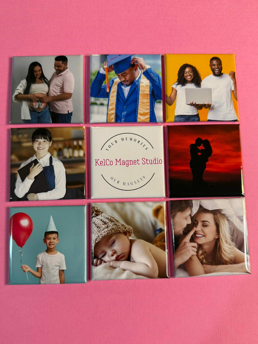 9 Pack- KelCo Custom Magnets