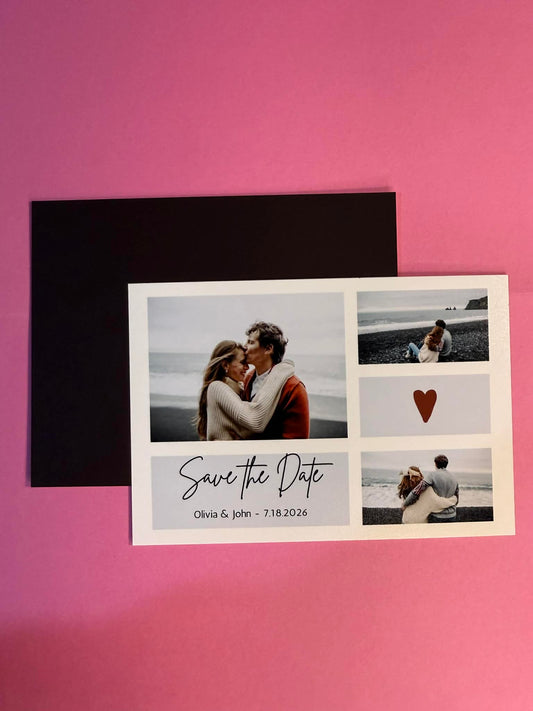 Collage Love Save the Date